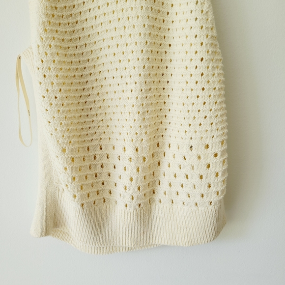 Aritzia Wilfred Cream Sleeveless Sweater Tank XS - Picture 3 of 6